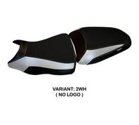 Tappezzeria Italia Rivestimento sella compatibile Kawasaki ER-6N / ER-6F (12-16) modello Leeds 1 NO LOGO 2WH (bianco)