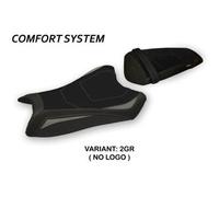 Tappezzeria Italia Rivestimento sella compatibile Kawasaki Ninja ZX 10 R (11-15) modello Ca Mau comfort system NO LOGO 2GR (grigio)