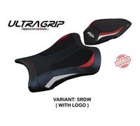 Tappezzeria Italia Rivestimento sella compatibile Kawasaki Ninja ZX 10 R (21-23) modello Dexter Ultragrip 5RDW (rosso-bianco) CON LOGO