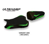 Tappezzeria Italia Rivestimento sella compatibile Kawasaki Ninja ZX 6 R (09-12) modello Cracovia 2 ultragrip NO LOGO 4GN (verde)