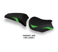 Tappezzeria Italia Rivestimento sella compatibile Kawasaki Z 650 (17-23) modello Cave 1 NO LOGO 3GN (verde)
