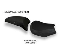 Tappezzeria Italia Rivestimento sella compatibile Kawasaki Z 650 (17-23) modello Vergato 1 comfort system NO LOGO 2BL (nero)