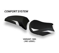 Tappezzeria Italia Rivestimento sella compatibile Kawasaki Z 650 (17-23) modello Vergato 1 comfort system NO LOGO 1WH (bianco)