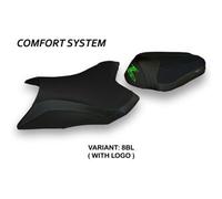 Tappezzeria Italia Rivestimento sella compatibile Kawasaki Z 800 (13-16) modello Kemi comfort system CON LOGO 8BL (nero)
