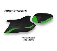 Tappezzeria Italia Rivestimento sella compatibile Kawasaki Z 800 (13-16) modello Kemi comfort system NO LOGO 7GN (verde)