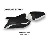 Tappezzeria Italia Rivestimento sella compatibile Kawasaki Z 800 (13-16) modello Kemi comfort system NO LOGO 3WH (bianco)