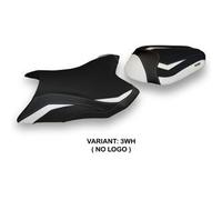 Tappezzeria Italia Rivestimento sella compatibile Kawasaki Z 800 (13-16) modello Mumbai 1 NO LOGO 3WH (bianco)