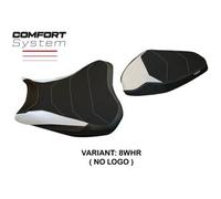 Tappezzeria Italia Rivestimento sella compatibile Kawasaki Z 900 (17-23) modello Bran 3 comfort system NO LOGO 8WHR (bianco-rosso)