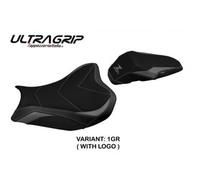 Tappezzeria Italia Rivestimento sella compatibile Kawasaki Z 900 (17-23) modello Shara 1 ultragrip 3GR (grigio) CON LOGO