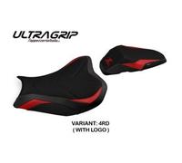Tappezzeria Italia Rivestimento sella compatibile Kawasaki Z 900 (17-23) modello Shara 1 ultragrip 4RD (rosso) CON LOGO
