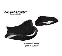 Tappezzeria Italia Rivestimento sella compatibile Kawasaki Z 900 (17-23) modello Shara 1 ultragrip CON LOGO 8WHR (bianco-rosso)