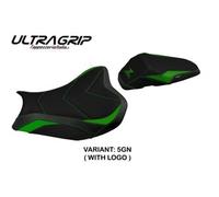 Tappezzeria Italia Rivestimento sella compatibile Kawasaki Z 900 (17-23) modello Shara 1 ultragrip CON LOGO 5GN (verde)