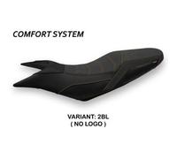 Tappezzeria Italia Rivestimento sella compatibile KTM 990 Supermoto T (09-16) modello Pompei comfort system NO LOGO 2BL (nero)