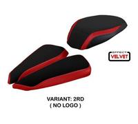 Tappezzeria Italia Rivestimento sella compatibile MV Agusta Brutale 1000 RR (20-23) modello Meilan velvet NO LOGO 2RD (rosso)