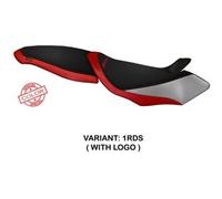 Tappezzeria Italia Rivestimento sella compatibile MV Agusta Brutale 750 / 910 / 989 (04-11) modello Cesenatico special color 1RDS (rosso-argento) CON LOGO