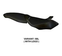 Tappezzeria Italia Rivestimento sella compatibile MV Agusta Brutale 990R / 1078RR / 1090RR (07-15) modello Nami 2 CON LOGO 5BL (nero)