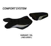 Tappezzeria Italia Rivestimento sella compatibile Suzuki GSR 750 (10-17) modello Siena 2 comfort system NO LOGO 1SL (argento)
