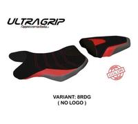 Tappezzeria Italia Rivestimento sella compatibile Suzuki GSR 750 (10-17) modello Siena special color ultragrip NO LOGO 8RDG (rosso-grigio)