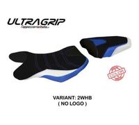 Tappezzeria Italia Rivestimento sella compatibile Suzuki GSR 750 (10-17) modello Siena special color ultragrip NO LOGO 2WHB (bianco-blu)