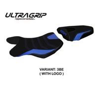 Tappezzeria Italia Rivestimento sella compatibile Suzuki GSR 750 (10-17) modello Siena ultragrip 3BE (blu) CON LOGO