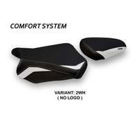 Tappezzeria Italia Rivestimento sella compatibile Suzuki GSX R 600 / 750 (11-20) modello Teheran comfort system NO LOGO 2WH (bianco)