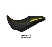 Tappezzeria Italia Rivestimento Sella Compatibile Suzuki V Strom 1000 (14-19) - Modello Palermo NO LOGO 6YL (giallo)