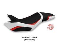 Tappezzeria Italia Rivestimento sella compatibile Triumph Speed Triple (11-15) modello Heic special color NO LOGO 2WHR (bianco-rosso)