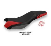 Tappezzeria Italia Rivestimento sella compatibile Triumph Street Triple (13-16) modello Ventura special color NO LOGO 3RDG (rosso-grigio)