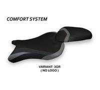 Tappezzeria Italia Rivestimento sella compatibile Triumph Street Triple (17-22) modello Molina 1 comfort system NO LOGO 3GR (grigio)