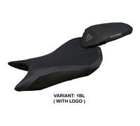 Tappezzeria Italia Rivestimento sella compatibile Triumph Street Triple 765 (23-24) modello Norwich CON LOGO 1BL (nero)