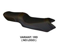 Tappezzeria Italia Rivestimento sella compatibile Yamaha FZ6 Fazer (04-11) modello Ivan total black NO LOGO 1RD (rosso)