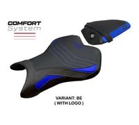 Tappezzeria Italia Rivestimento sella compatibile - Yamaha R9 2025 - mod Lida Comfort System NO LOGO BEW (blu-bianco)