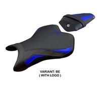 Tappezzeria Italia Rivestimento sella compatibile - Yamaha R9 2025 - mod Lida CON LOGO RDW (rosso-bianco)