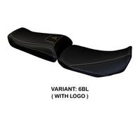Tappezzeria Italia Rivestimento sella compatibile Yamaha Tracer 900 (15-17) modello Chianti Color 6BL (nero) CON LOGO