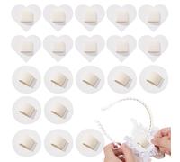 Tappezzeria per capelli in feltro, 20 pezzi fai da te per capelli fatti a mano | Fasce elastiche come accessorio per capelli, adatto per tea party donne e ragazze tavolo da toeletta e bagno