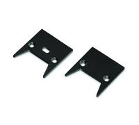 TAPPI 2 PEZZI PER PROFILO BUCAREST P COLORE NERO