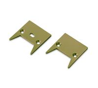 TAPPI 2 PEZZI PER PROFILO BUCAREST P COLORE ORO