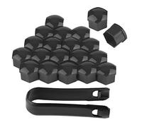 Tappi a dado, 20 pezzi Tappi a dado per auto Tappi a vite 19mm Bordi per bulloni Decorazione esterna a prova di polvere Nera(Gray)