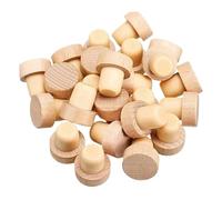 Tappi a forma di T 50 pezzi for bottiglie vino riutilizzabili in legno e gomma for birra Artigianato fai-da-te