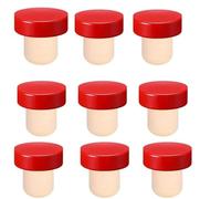 Tappi a forma di T tenuta in gomma riutilizzabili da 20 pezzi for bottiglie vino e birra artigianali fai-da-te(Red)