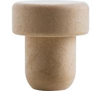 Tappi A Fungo Liscio Sughero Beige Classici Sintetici - Tappi per Bottiglie liquori ed Amari - Diametro d. 19 - Testa / 29 x 19 mm