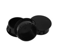 tappi a scatto per fori, Tappo for fori in nylon | Multicolor Dimensioni multiple 14/16/20/30/40/50/80/90/100 pezzi: copertura dei fori nei mobili(Black,80Piece HP-8)