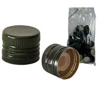 Tappi a vite diam. 31,5 mm con versatore per bottiglie liquore 24pz