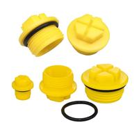 Tappi a vite per prese di corrente Tappi per tubi filettati maschio Tappi di chiusura per proteggere le filettature interne da sporco, polvere e danni 100 pezzi M12x1.5