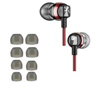 Tappi auricolari di ricambio in silicone per Sennheiser CX 300S /CX 6.00BT /CX 5.00/CX 7.00 Momentum, cuscinetti di ricambio per auricolari, 8 pezzi, colore grigio