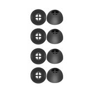 Tappi auricolari di ricambio in silicone per Sennheiser CX Plus CX Plus SE CXPLUS, tappi per auricolari con isolamento acustico, 3 paia, nero, M