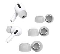 Tappi auricolari di ricambio per Airpods Pro con foro per la riduzione del rumore, durevoli 3 paia di punte auricolari in morbido memory foma per AirPods Pro adatti alla ricarica (S/M/L, Grigio)