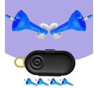 Tappi Auricolari gonfiabili - Tappi Auricolari in Silicone riutilizzabili e Impermeabili, Protezione dell'Udito, Design Flessibile, for Persone sensibili ai Viaggi e al Rumore(A Pair)