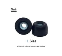 Tappi auricolari in memory foam per Sony WF-1000XM5, WF-1000XM4 e WF-1000XM3, 1 paio, taglia L, nero