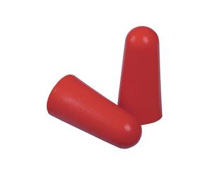 Tappi auricolari monouso - diametro 12 mm - SNR 37 dB - rosso - Deltaplus - disp